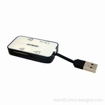 Multi-card Reader with Cable, Easy to Take